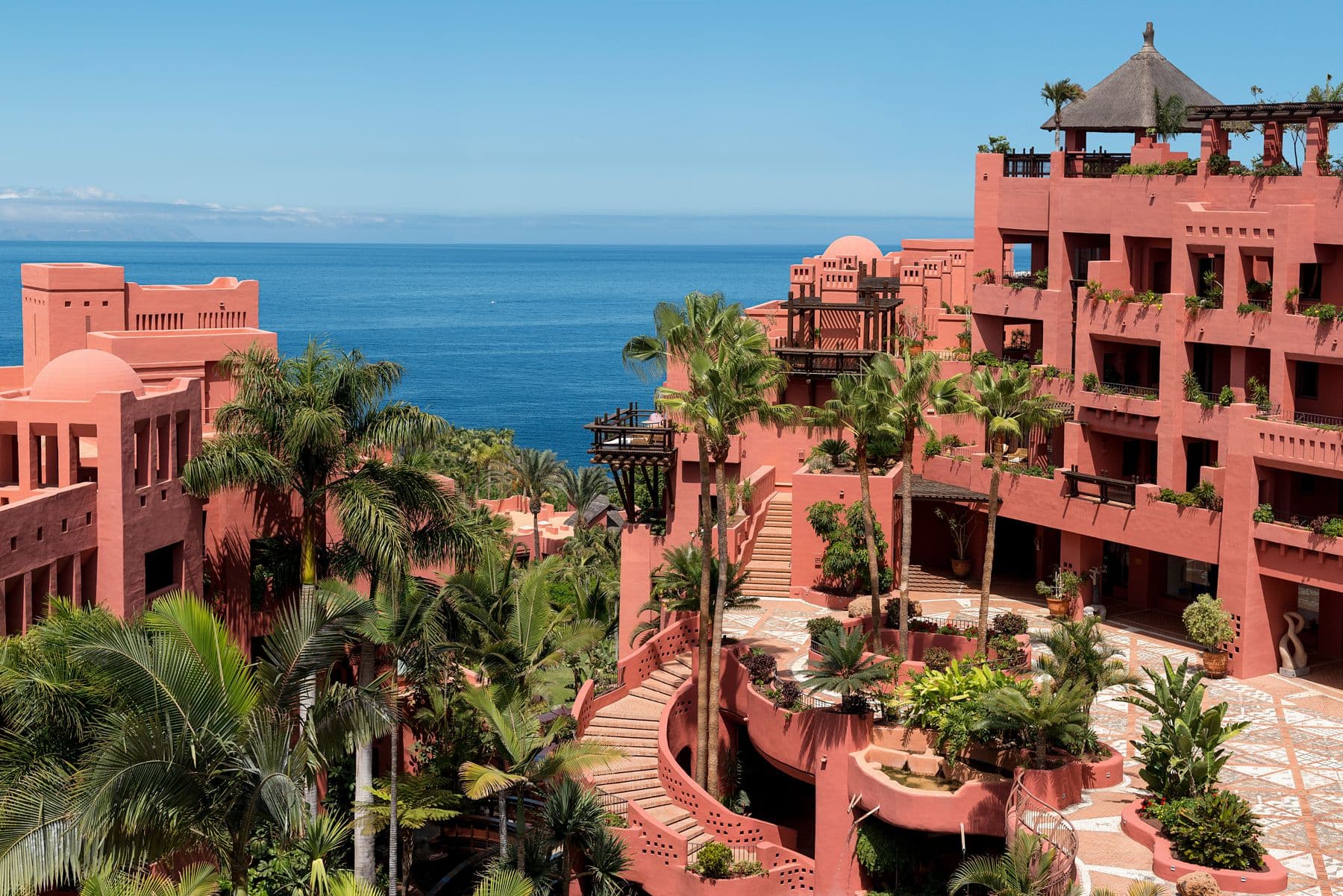 View from lobyy terrace Ritz-Carlton Abama